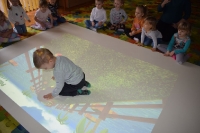 Zabawy z dywanem interaktywnym - Muchomorki